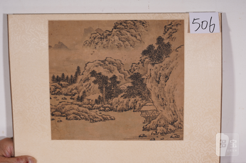清 无款 山水册页 - 图2